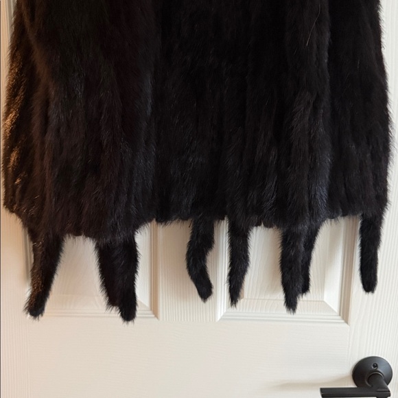 Elegan  Brown Real Mink Fur Vest - Picture 4 of 16